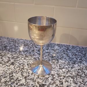 Vintage E.P.B. Spain Bridalane silver-plated classic goblet thin stem